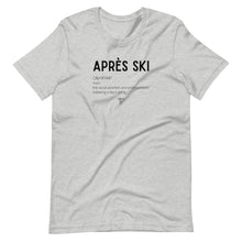 Load image into Gallery viewer, Après Ski Definition Unisex Tee - White/Grey