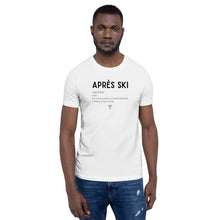 Load image into Gallery viewer, Après Ski Definition Unisex Tee - White/Grey