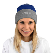 Load image into Gallery viewer, 2-Color Pom-Pom Beanie
