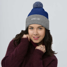 Load image into Gallery viewer, 2-Color Pom-Pom Beanie
