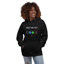 Load image into Gallery viewer, Which Are You? Unisex Hoodie
